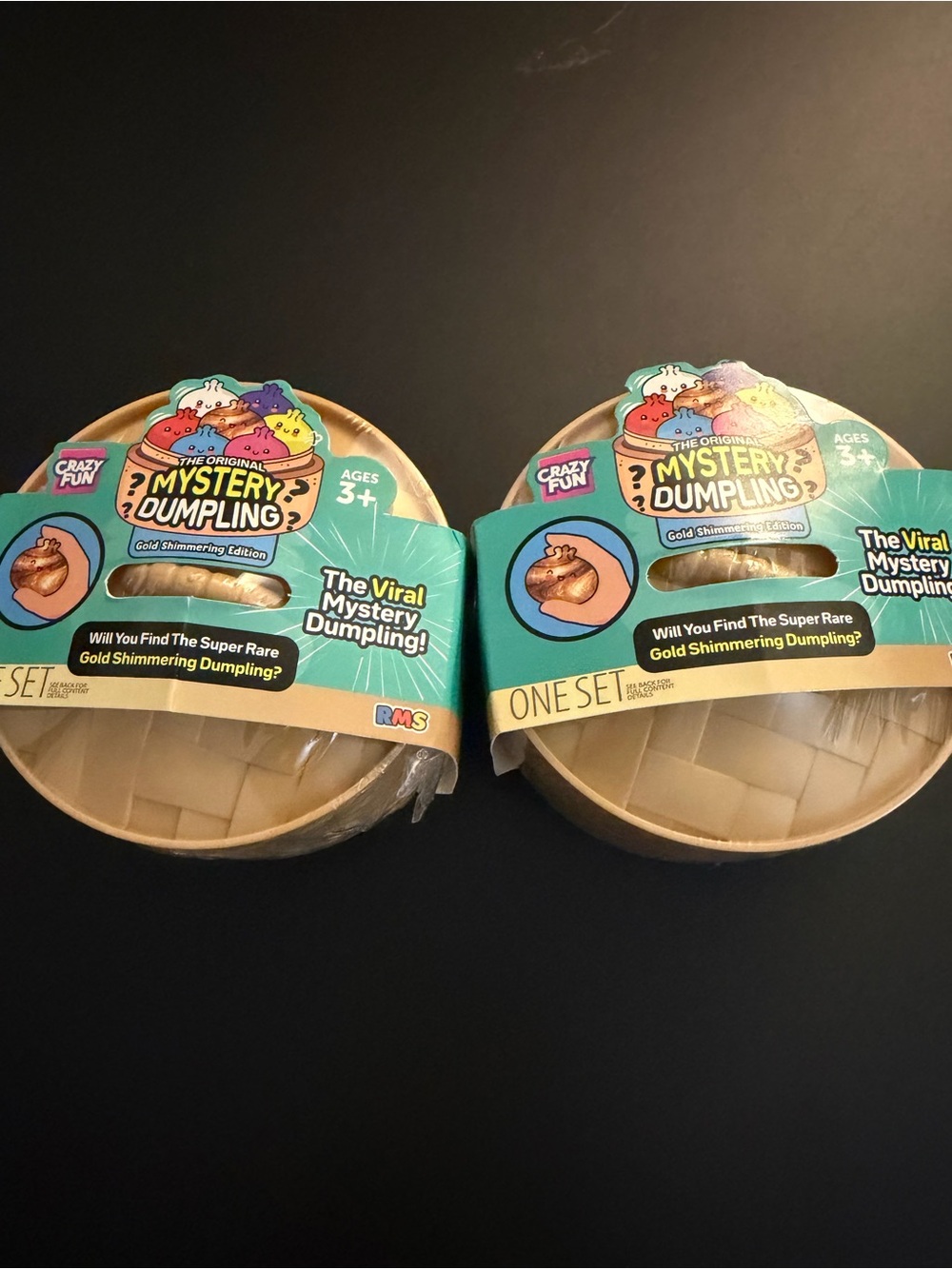 Mystery Dumpling Gold Shimmering Collectible Toy - Green Packaging